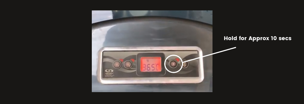 hot tub control panel