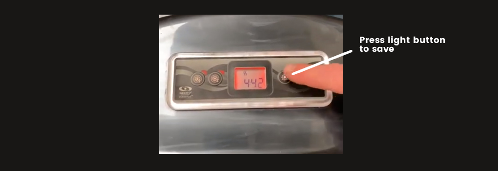 hot tub control panel