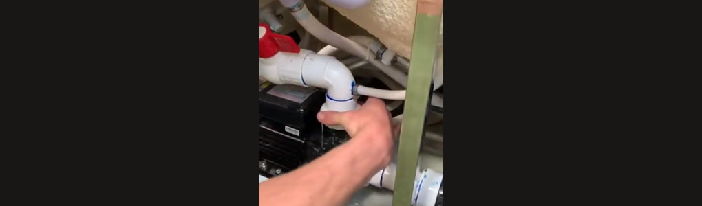 loosening hot tub circulation pump