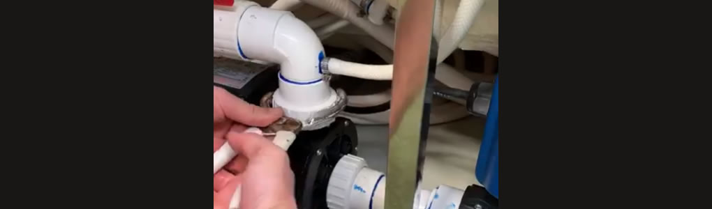 tightening hot tub circulation pump